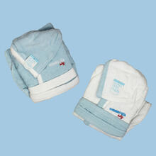 ACCAPPATOIO NEONATO CON CAPPUCCIO 