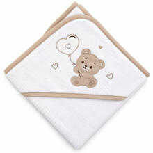 ACCAPPATOIO NEONATO TRIANGOLO SPUGNA IDROFILA 75X75 CM 