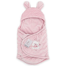 BABY SACCO IN CORAL POP CON ORECCHIE 