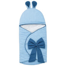 BABYSACCO SMACCHINATO CON ORECCHIE E FIOCCO APPLICATO 