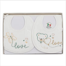 BAVETTA RICAMATA SCATOLA X 2 PZ 