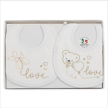 BAVETTA RICAMATA SCATOLA X 2 PZ 