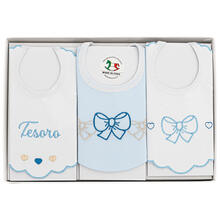 BAVETTA RICAMATA SCATOLA X 3 PZ 