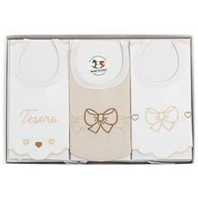 BAVETTA RICAMATA SCATOLA X 3 PZ 
