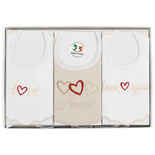 BAVETTA RICAMATA SCATOLA X 3 PZ 
