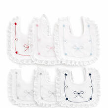 BAVETTA X5 COLORI IN SWISS BATISTA PURO COTONE 