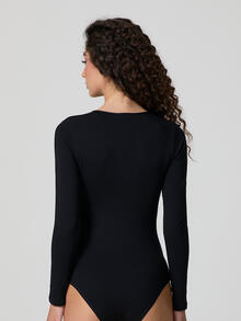 BODY DONNA GIROCOLLO COTONE ELASTICIZZATO 