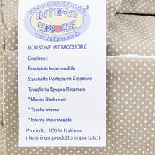 BORSONE CON FASCIATOIO INTERNO PLASTIFICATO E LAVETTA 