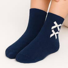 CALZINO BAMBINA COTONE MERCERIZZATO DOPPO FIOCCO 