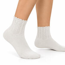 CALZINO DONNA CORTO CALDO COTONE MODA 