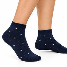 CALZINO DONNA CORTO CALDO COTONE MODA 