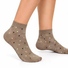 CALZINO DONNA CORTO CALDO COTONE MODA 