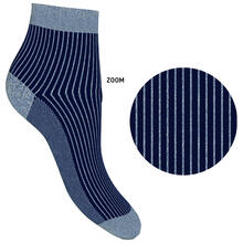 CALZINO DONNA CORTO IN COTONE MERCERIZZATO 