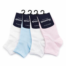 CALZINO DONNA FANTASIA FRESCO COTONE ROMBETTO 