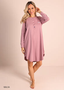 CAMICIA DA NOTTE DONNA INTERLOCK 