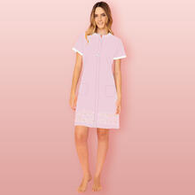 CAMICIA DA NOTTE DONNA MEZZA MANICA APERTA 