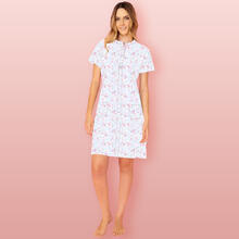 CAMICIA DA NOTTE DONNA MEZZA MANICA APERTA 