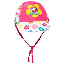 CAPPELLINO NEONATA ESTIVO CON VISIERA 