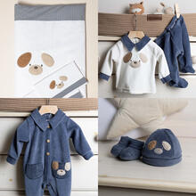 COMPLETINO 2 PEZZI NEONATO CINIGLIA 