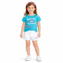 COMPLETO BAMBINA MANICA CORTA CON APERTURA SULLA SPALLA 