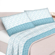 COMPLETO LETTO 1 PIAZZA SOPRA CM 150X290 + 1 FEDERA CM 50X80 