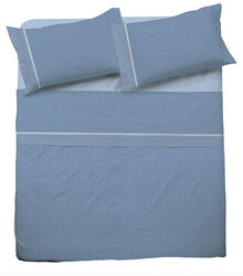COMPLETO LETTO 2 PIAZZE COTONE 