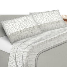COMPLETO LETTO 2 PIAZZE COTONE SOPRA CM 240X290 SOTTO 180X200 