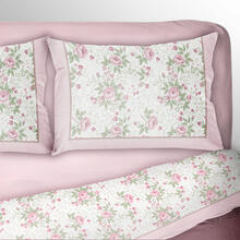 COMPLETO LETTO 2 PIAZZE COTONE PERCALLE CM 270X300 