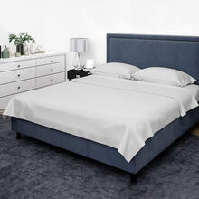 COMPLETO LETTO 2 PIAZZE COTONE TINTA UNITA 