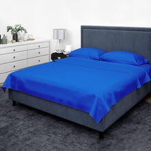 COMPLETO LETTO 2 PIAZZE COTONE TINTA UNITA 