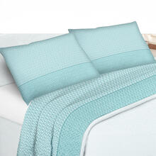COMPLETO LETTO 2 PIAZZE SOPRA CM 250X290 + 2 FEDERE CM 50X80 