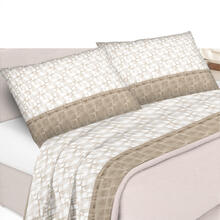 COMPLETO LETTO 2 PIAZZE SOPRA CM 250X290 + 2 FEDERE CM 50X80 