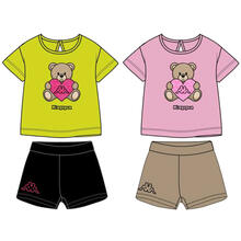 COMPLETO NEONATA MANICA CORTA E PANTALONCINO 