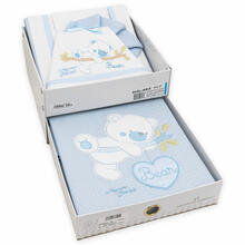 COMPOSE' CULLA NEONATO PIQUET 4 PEZZI 