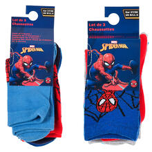 CONFEZIONE 3 CALZINI SPIDERMAN 