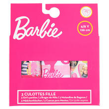 CONFEZIONE 3 PAIA SLIP BIMBA COTONE BARBIE 