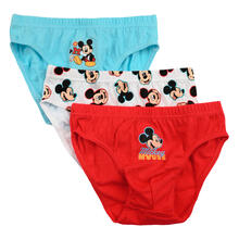 CONFEZIONE 3 PAIA SLIP BIMBO COTONE MICKEY 