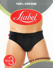 CONFEZIONE 3 PEZZI SLIP UOMO COTONE PETTINATO 