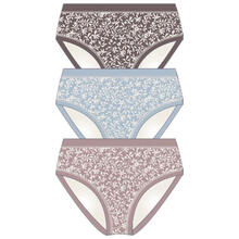 CONFEZIONE 3PZ SLIP SGAMBATO FANTASIA CON BORDINO 