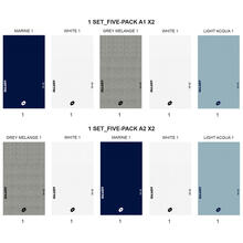 CONFEZIONE 5PZ CALZINO BIMBO COTONE ELASTICIZZATO 