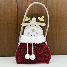 CONFEZIONE REGALO IN FELTRO CON STROFINACCIO CM 12X9X20 