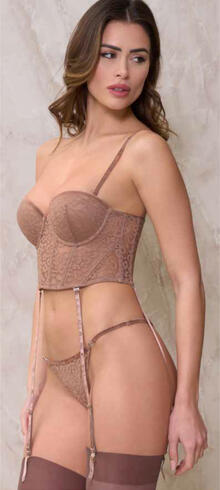 
COORDINATO
 DONNA REGGISENO BUSTINO+BRASILIANA+REGGICALZE 
