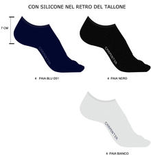 FANTASMINO UOMO COTONE FILO SCOZIA ELASTICIZZATO 