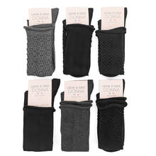 GAMBALETTO DONNA FANTASIA CALDO COTONE TAGLIO VIVO 