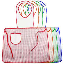 GREMBIULE CUCINA X4 SPUGNA A NIDO D'APE CON PETTORINA 