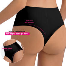 GUAINA MICROFIBRA SENZA GAMBA CON TAGLIO BRASILIANA 