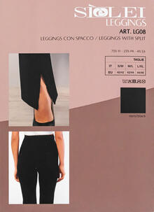 LEGGINGS CON SPACCO IN CAVIGLIA 