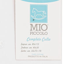 LENZUOLINO CULLA 3 PZ SOPRA+ SOTTO+FEDERA 100% COTONE 