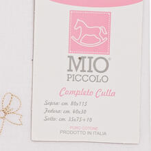 LENZUOLINO CULLA 3 PZ SOPRA+ SOTTO+FEDERA 100% COTONE 