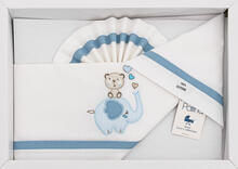 LENZUOLO 3 PZ CULLA RICAMATO 